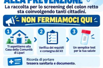 Lipari risponde alla prevenzione cresce l’adesione allo screening del colon-retto