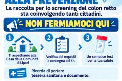 Lipari risponde alla prevenzione cresce l’adesione allo screening del colon-retto