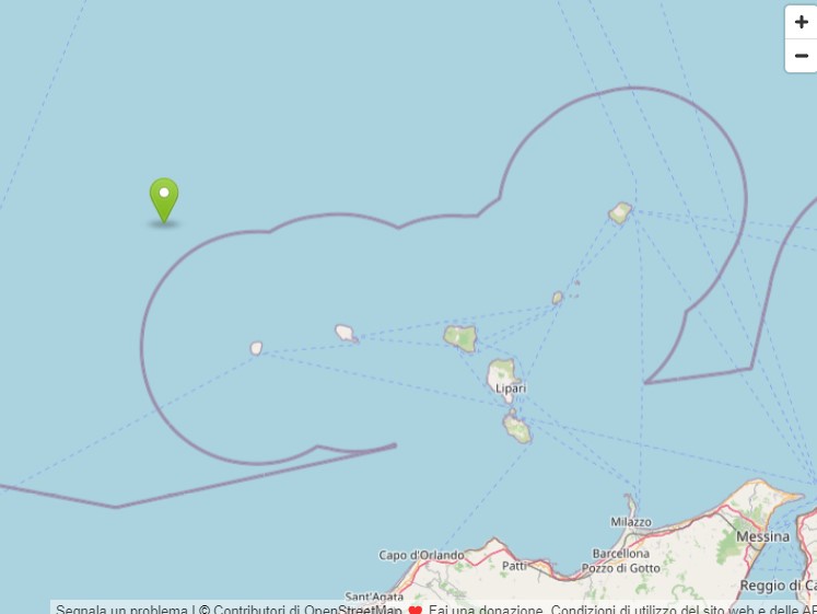 Terremoto di magnitudo ML 3.6 del 23-10-2026 ore 11:56:33